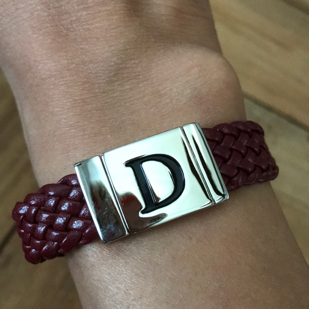 D Initial Bracelet